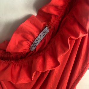 Orange Andrew Marc Marc New York dress